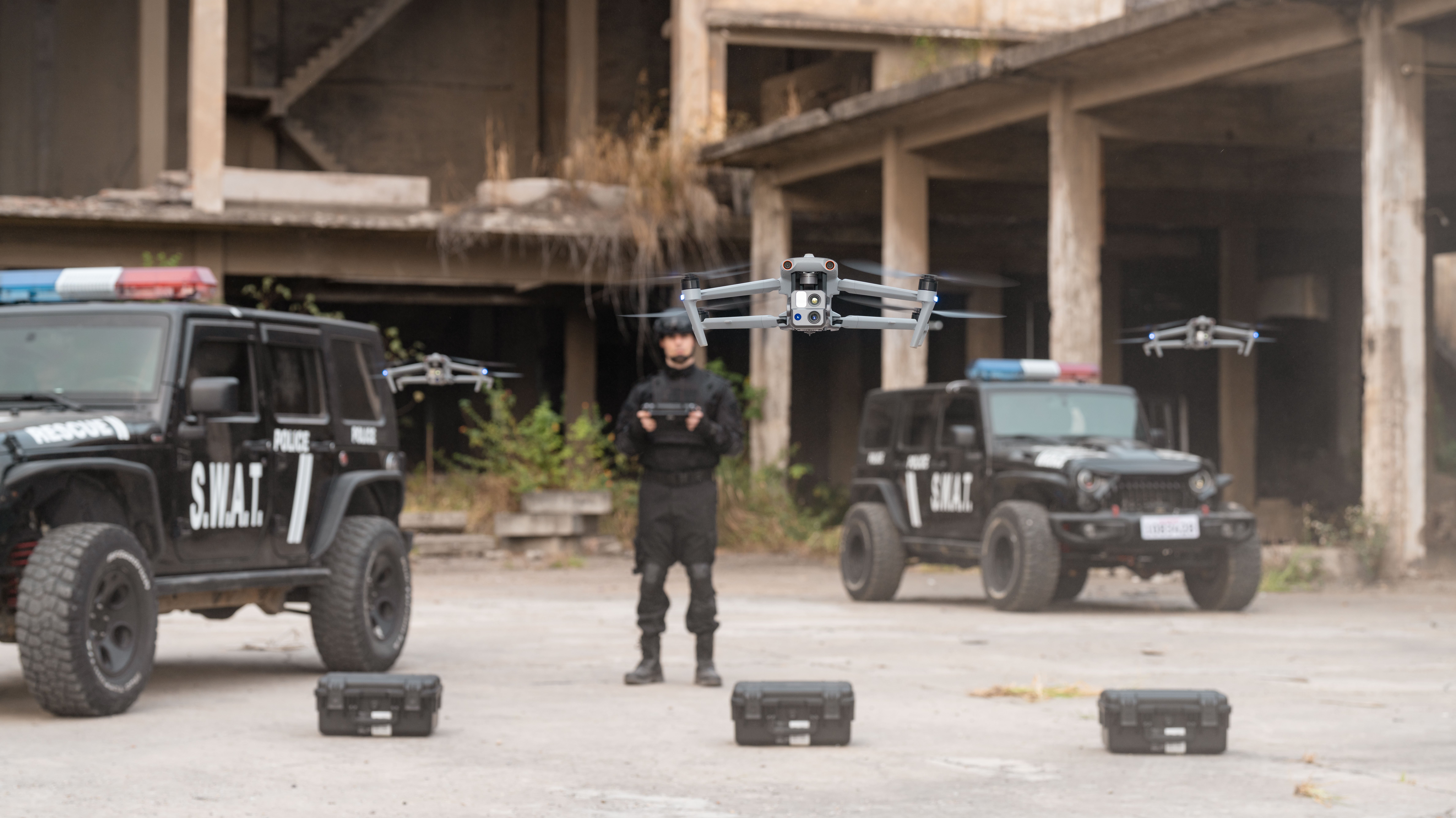 SWAT and drones
