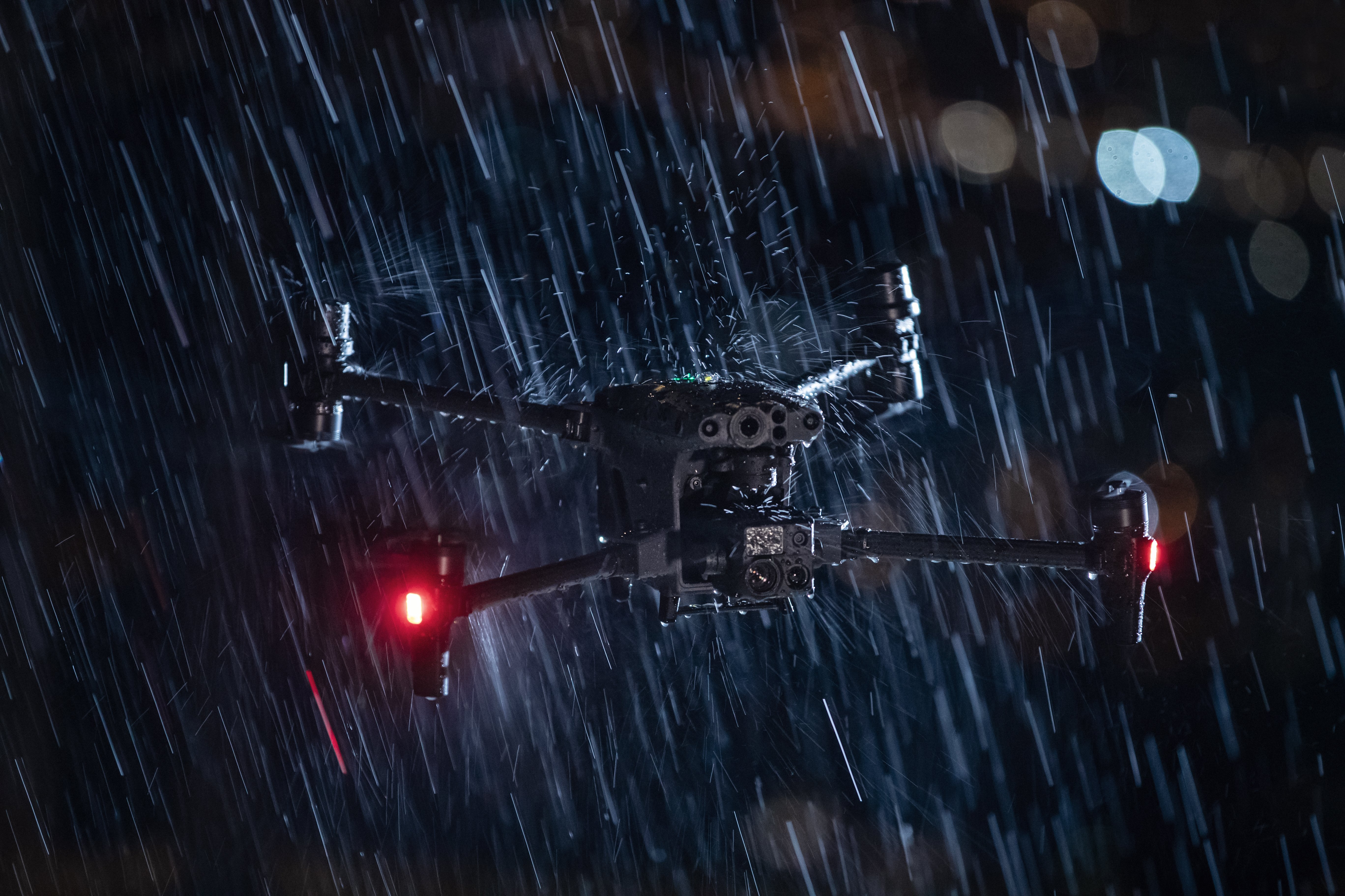 Drone in Rain